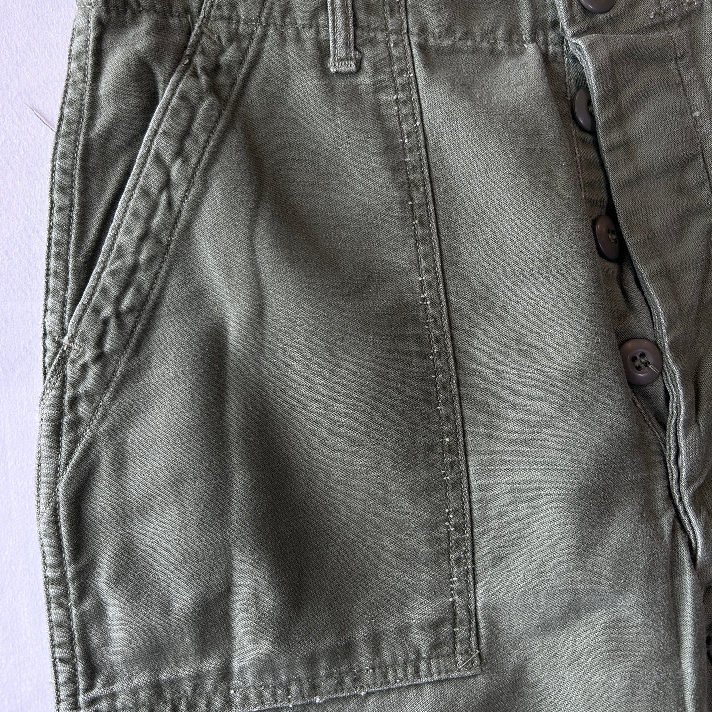 60~70's U.S.ARMY Utility Pants ベイカーパンツ ミリタリー (32×33)/A5670P-SO