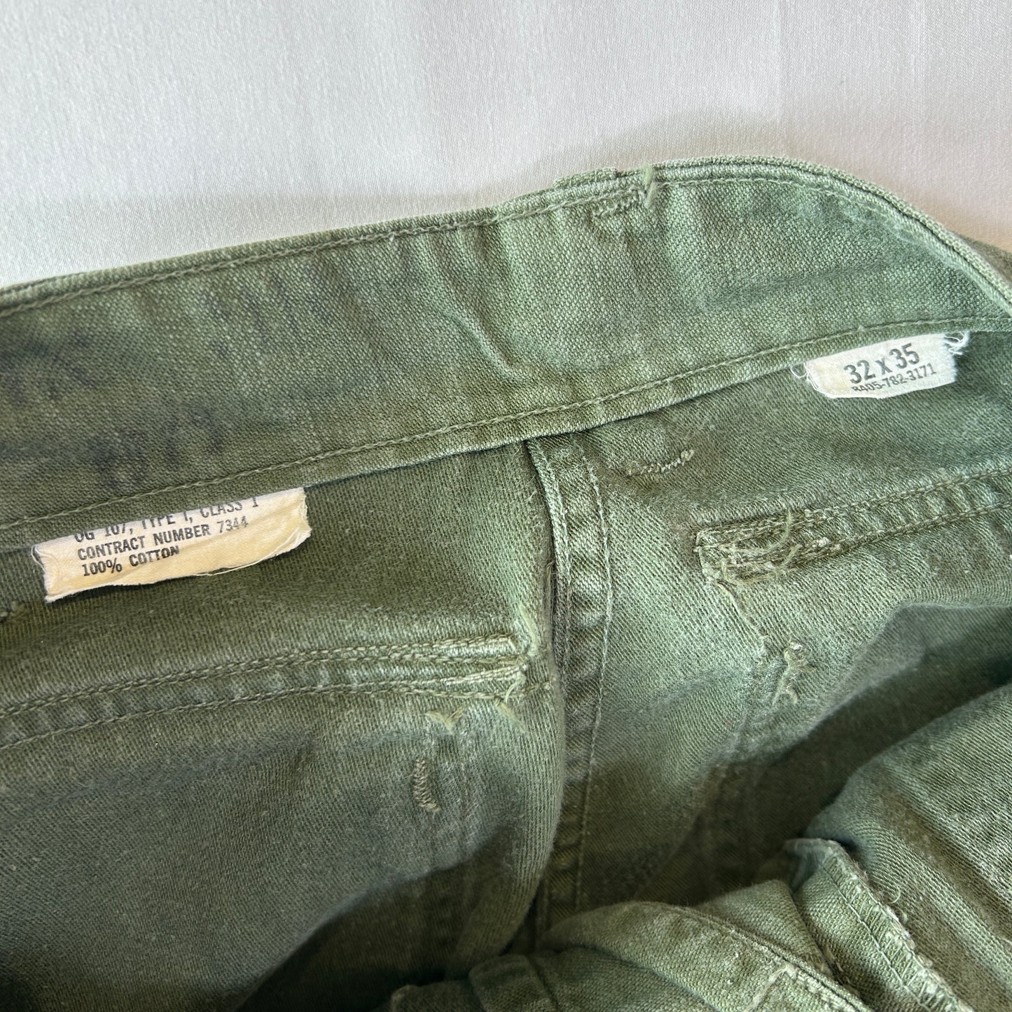 60's U.S.ARMY OG-107 Utility Pants ベイカーパンツ ミリタリー (32×35)/A8428P-S0