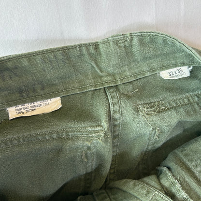 60's U.S.ARMY OG-107 Utility Pants ベイカーパンツ ミリタリー (32×35)/A8428P-S0