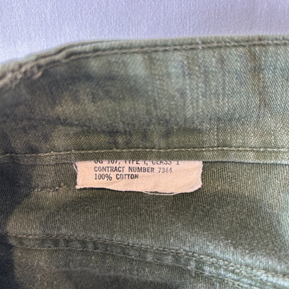 60's U.S.ARMY OG-107 Utility Pants ベイカーパンツ ミリタリー (32×35)/A8428P-S0