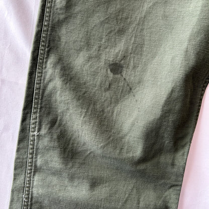 60's U.S.ARMY OG-107 Utility Pants ベイカーパンツ ミリタリー (32×35)/A8428P-S0