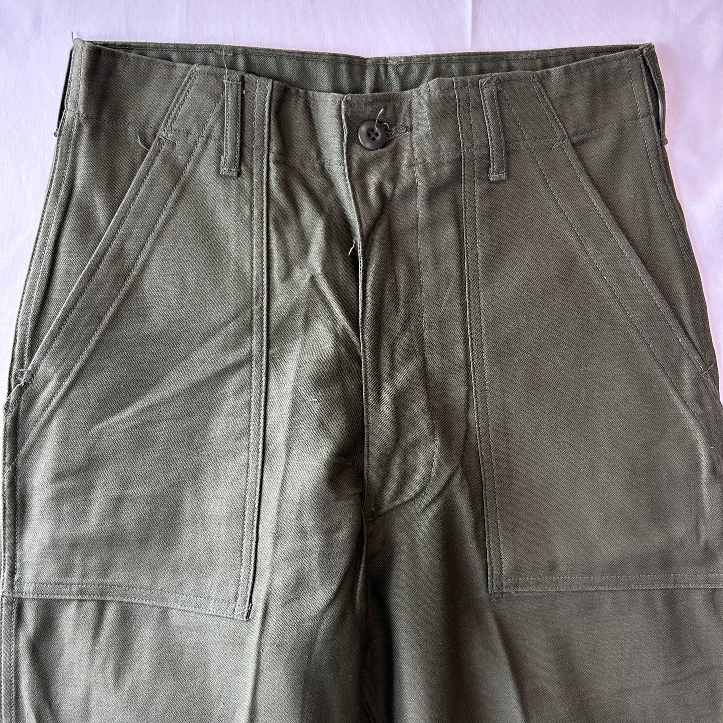60's U.S.ARMY OG-107 Utility Pants ベイカーパンツ 米軍 ミリタリー グッドコンディション(30×29)/A7135P-SO