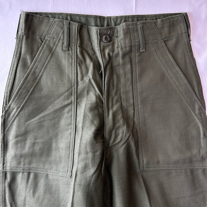 60's U.S.ARMY OG-107 Utility Pants ベイカーパンツ 米軍 ミリタリー グッドコンディション(30×29)/A7135P-SO