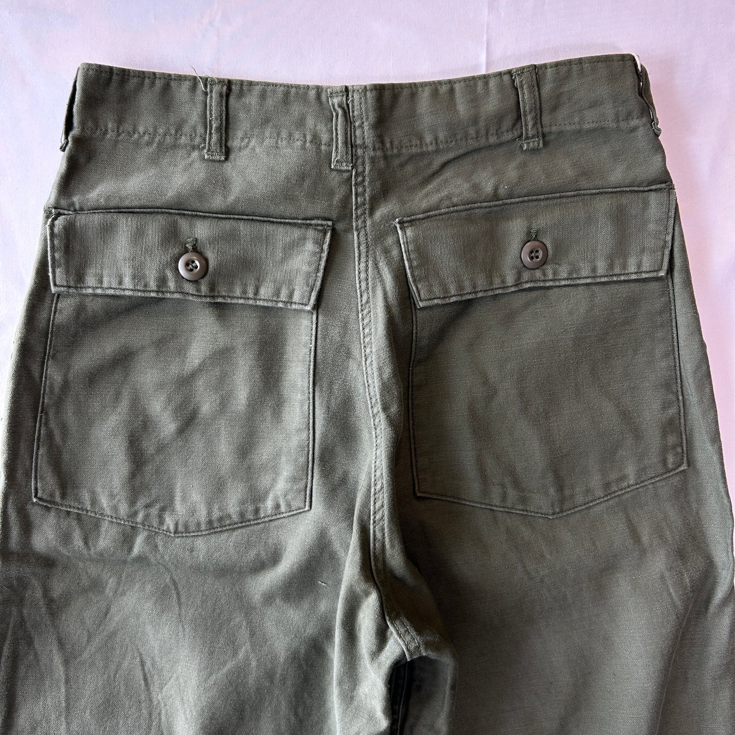 70's U.S.ARMY OG-107 Utility Pants ベイカーパンツ (32×33)/C1007P-SO