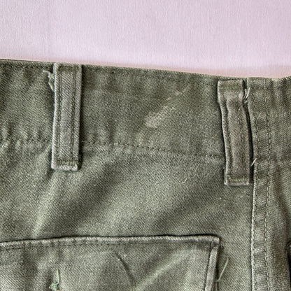 70's U.S.ARMY OG-107 Utility Pants バイカーパンツ 米軍 ミリタリー(30×31)/A6745P-SO