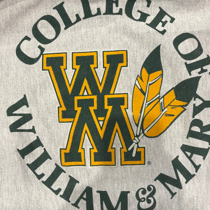 90's cotton exchange "college Of William Mary" リバースウィーブタイプ カレッジスウェット 白 (XL)/A7682S-SO