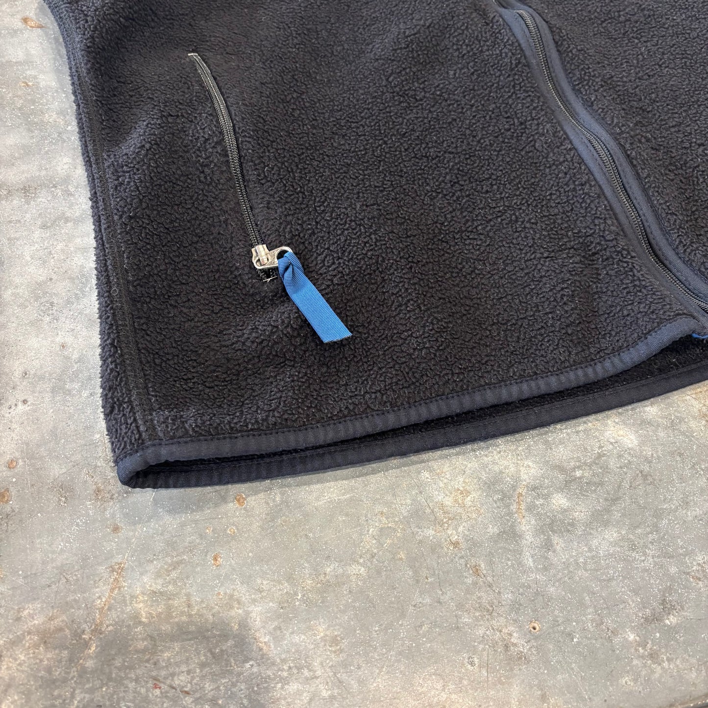 90's Patagonia パタゴニア フリース シンチラ ベスト USA製 黒 (XL) /C0744V-SO