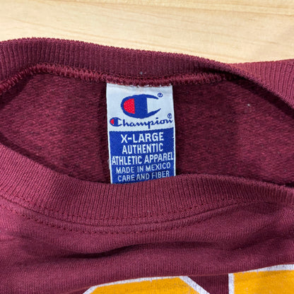 00's Champion "ASU" アリゾナ カレッジスウェット ワインレッド (XL)/A0131S-SO