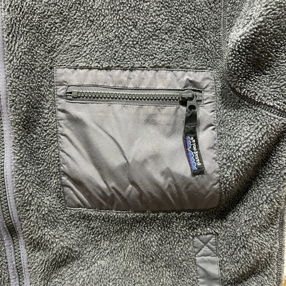 90's Patagonia パタゴニア シンチラジャケット フリース USA製 グレー(M)/A5179O-SO