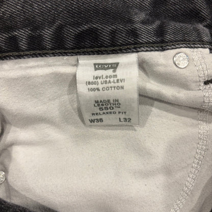 00's  Levi's  リーバイス 550 ブラックデニム W36/L32 /A8432P-SO