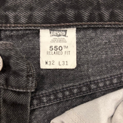 00's  Levi's リーバイス 550 ブラックデニム W32/L31 /A7359P-SO