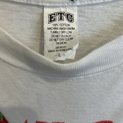 80~90's ETC ミュータントタートルズ キャラクターTシャツ 白 (L)/C1009T-SO