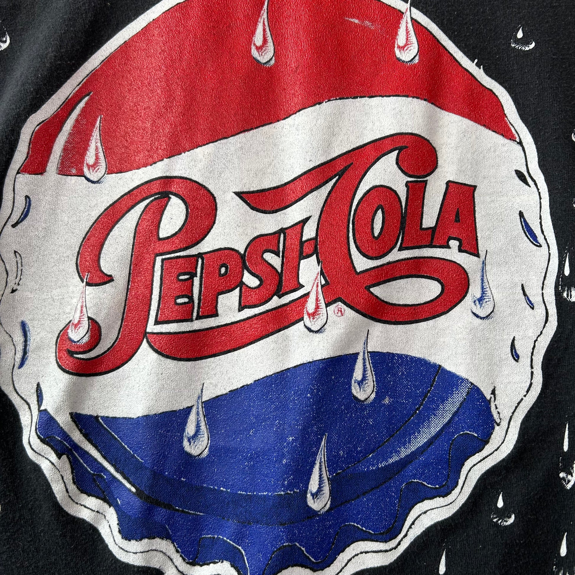 【RASHOMONG】★送料・関税込★ペプシウォッシュドTシャツ 90's PEPSI-COLA
