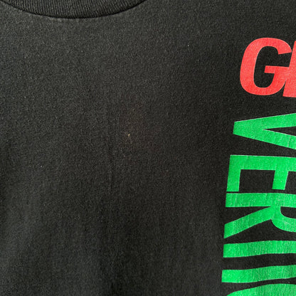 90's Mountain Dew"GET VERTICAL"アドバタイジングTシャツ 企業T マウンテンデュー 黒(XL)/A7072T-SO