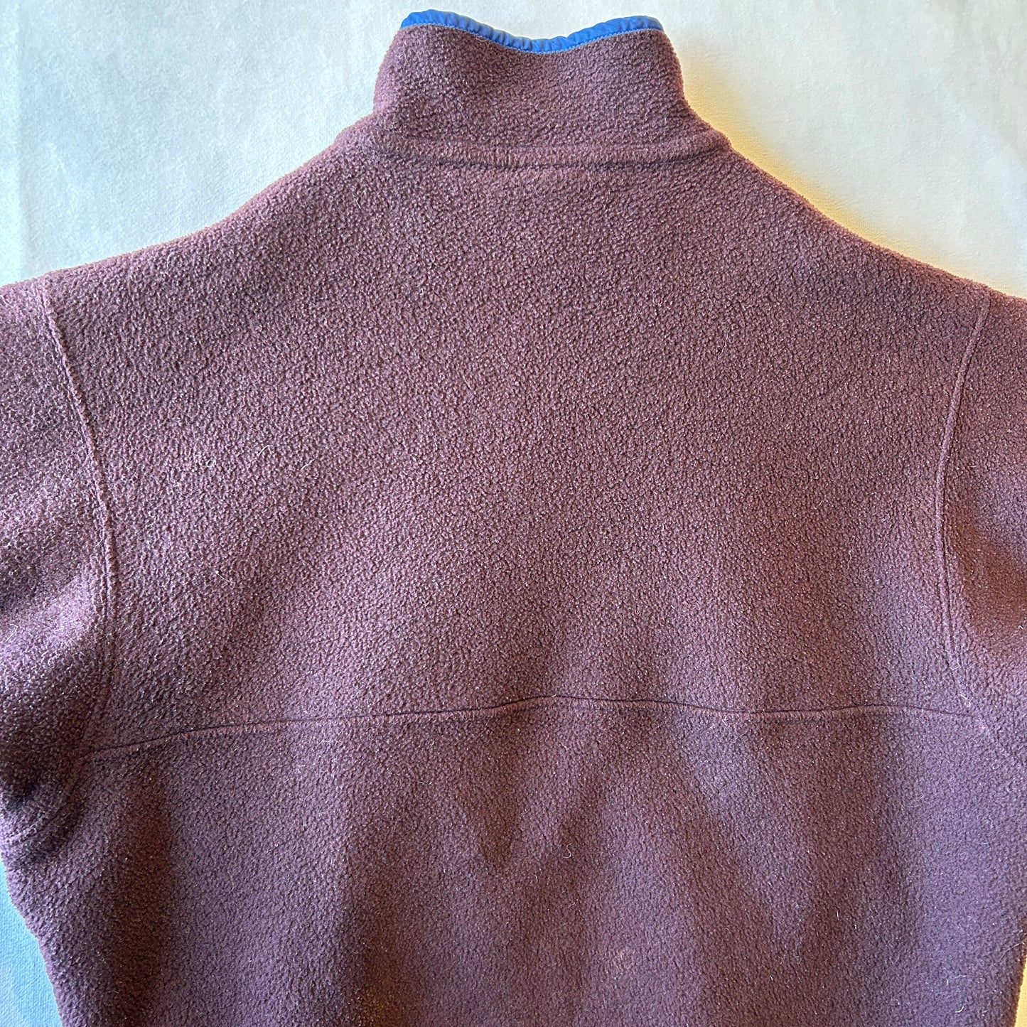 90's Patagonia パタゴニア スナップT ビターチョコ×サファイア (L)/C0098F-SO