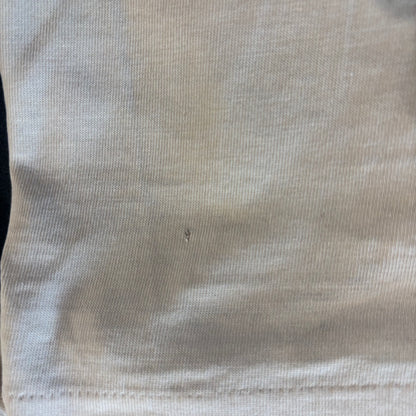 80's Trompe-l'oeil トロンプルイユ 騙し絵 両面プリントTシャツ ベージュ  (サイズ不明)/A7406T-SO