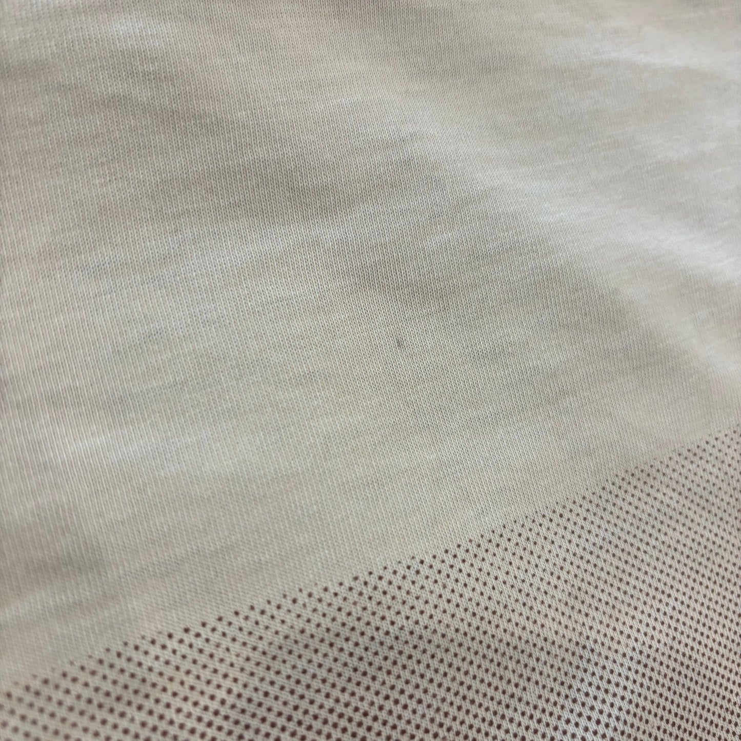 80's Trompe-l'oeil トロンプルイユ 騙し絵 両面プリントTシャツ ベージュ  (サイズ不明)/A7406T-SO