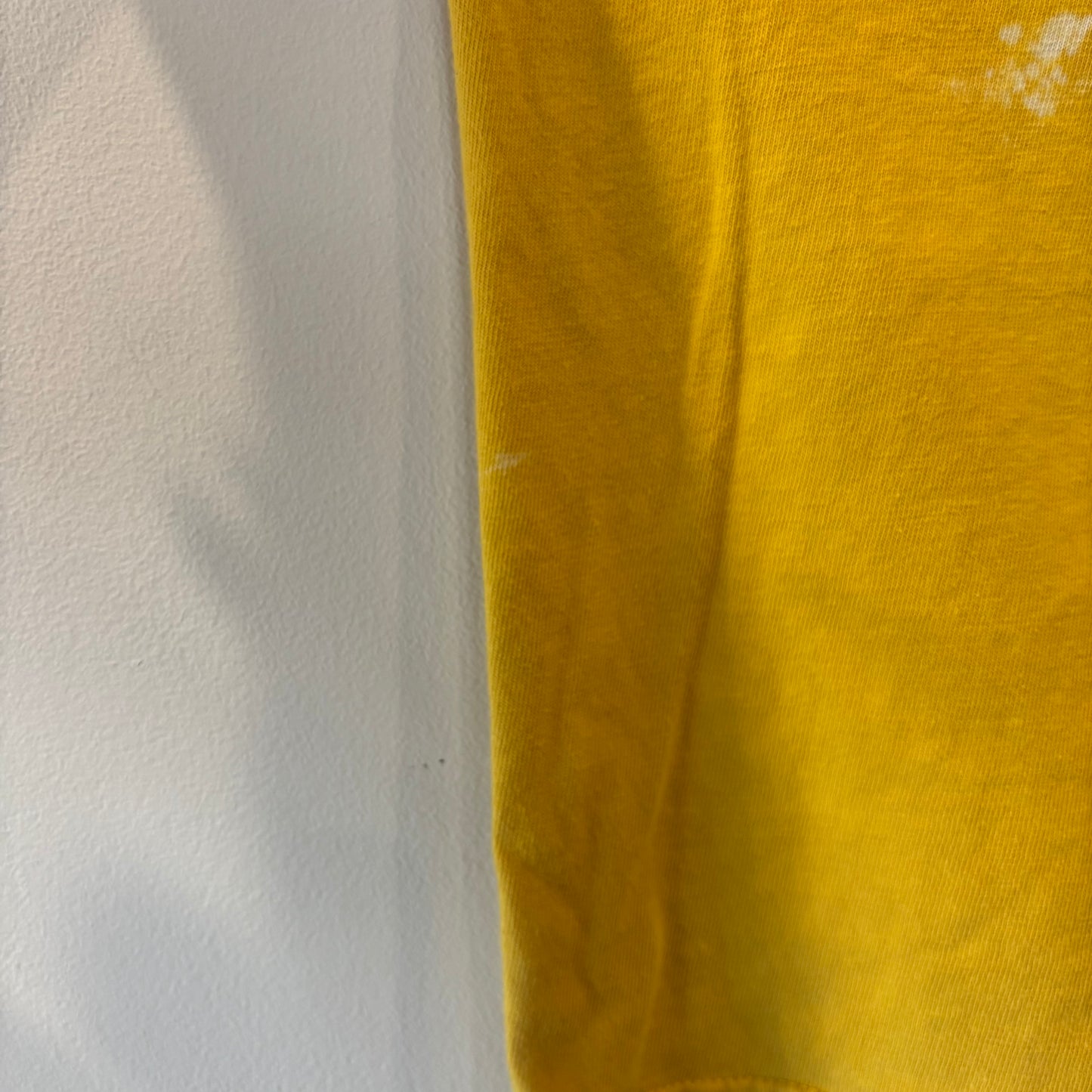 00's Stussy ステューシー SSリングロゴ プリントTシャツ イエロー (XL)/C0378T-SO