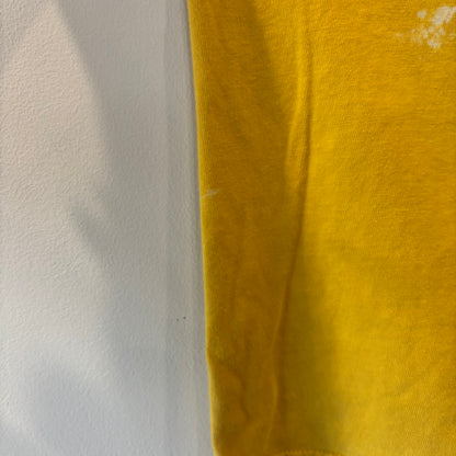 00's Stussy ステューシー SSリングロゴ プリントTシャツ イエロー (XL)/C0378T-SO