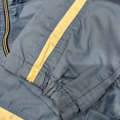 00's NIKE ハーフジップジャケット アノラックパーカー 水色 (S)/A4789J-SO