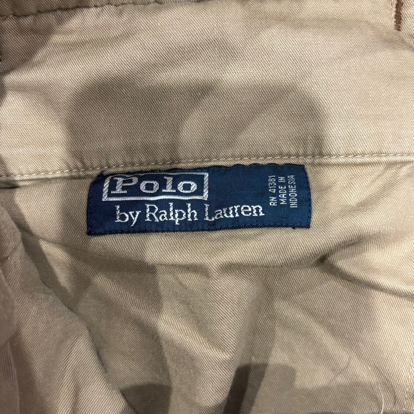 00's Polo by Ralph Lauren ラルフローレン 鳥柄 コーデュロイパンツ 茶 (33×30)/A8609P-SO