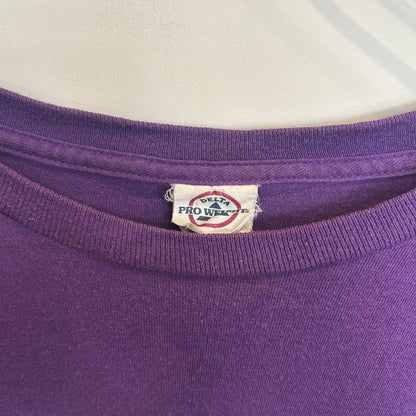 00's Delta バットマン デカロゴTシャツ 紫 (XL)/C1012T-SO