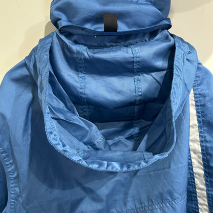 00's NIKE ハーフジップジャケット アノラックパーカー 水色 (S)/A4789J-SO
