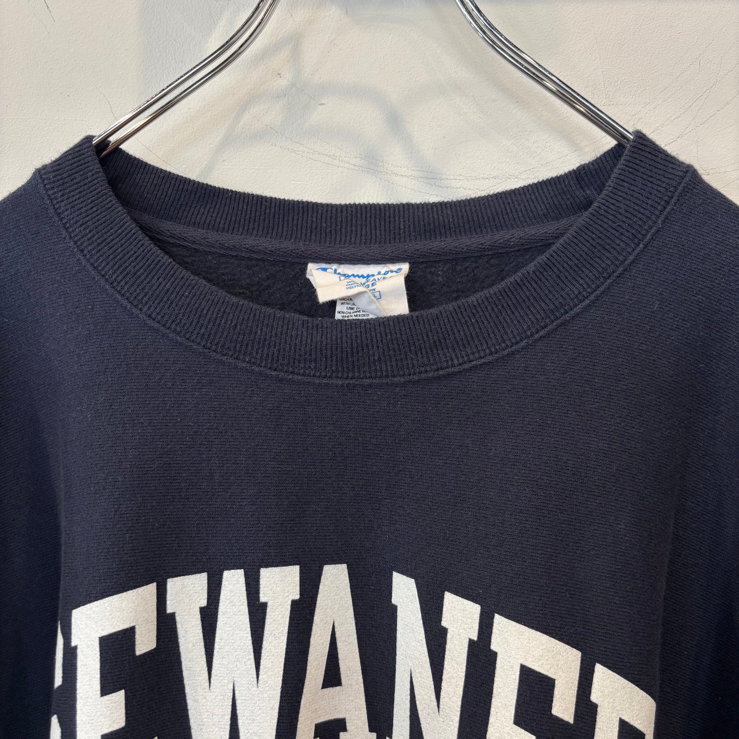 00's Champion リバースウィーブ "SEWANEE" スウェット ネイビー(XL)/B4110R-SO