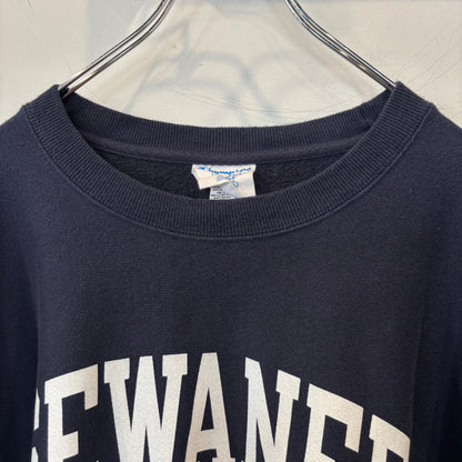 00's Champion リバースウィーブ "SEWANEE" スウェット ネイビー(XL)/B4110R-SO