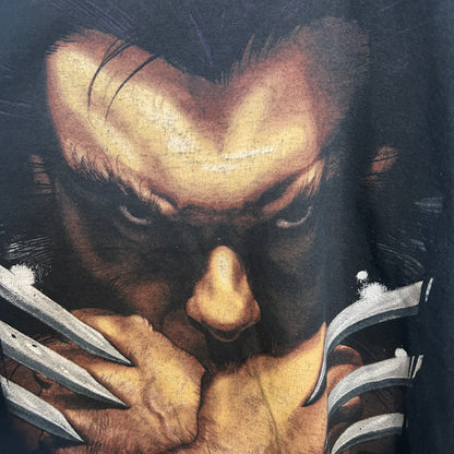 00's Marvel ウルヴァリン キャラクターTシャツ 黒 (L)/A7391T-SO