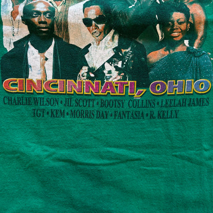 00's anvil CINCINNATI OHIO MUSIC FESTIVAL T-shirt 緑 (XL)/B1981T-SO