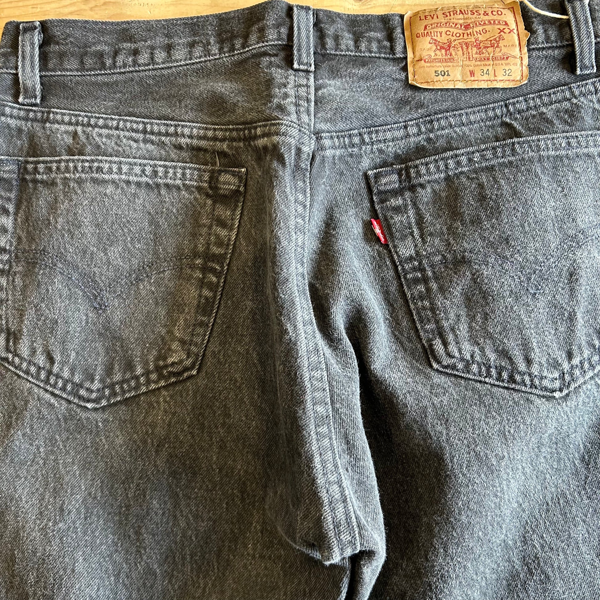 90's Levi's リーバイス 501-0660 デニムパンツ 後染めブラック(W34 90's Levi's リーバイス 501-0660 デニムパンツ 後染めブラック(W34