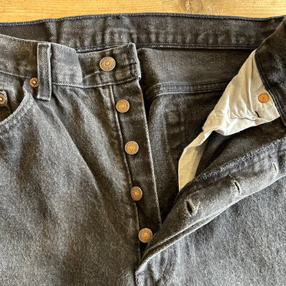 90's Levi's リーバイス 501-0660 デニムパンツ 後染めブラック(W34 90's Levi's リーバイス 501-0660 デニムパンツ 後染めブラック(W34