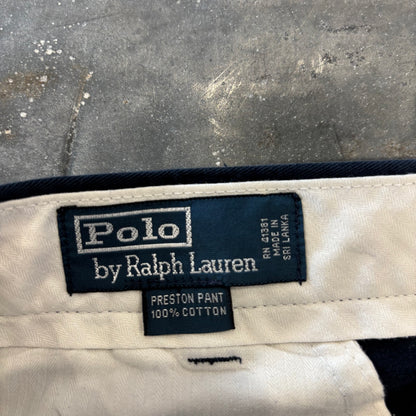 00's Ralph Lauren ラルフローレン ポロチノ PRESTON PANT ネイビー (W34/L34) /A9082P-SO