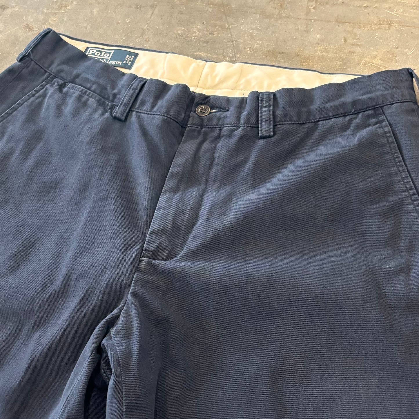00's Ralph Lauren ラルフローレン ポロチノ PRESTON PANT ネイビー (W34/L34) /A9082P-SO