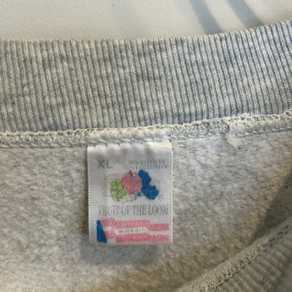 90's Fruit of the loom "Washington, D.C." ミッキー＆ミニー スウェット 白 (XL)/A8925S-SO