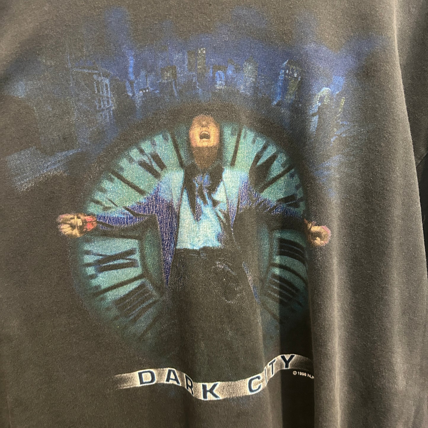 90's DARK CITY ムービーTシャツ 黒 (XL)/A3439T-SO