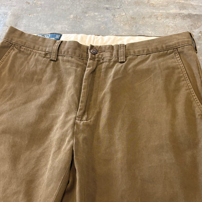 00's Ralph Lauren ラルフローレン ポロチノ PRESTON PANT カーキ (W34/L32) /A9067P-SO