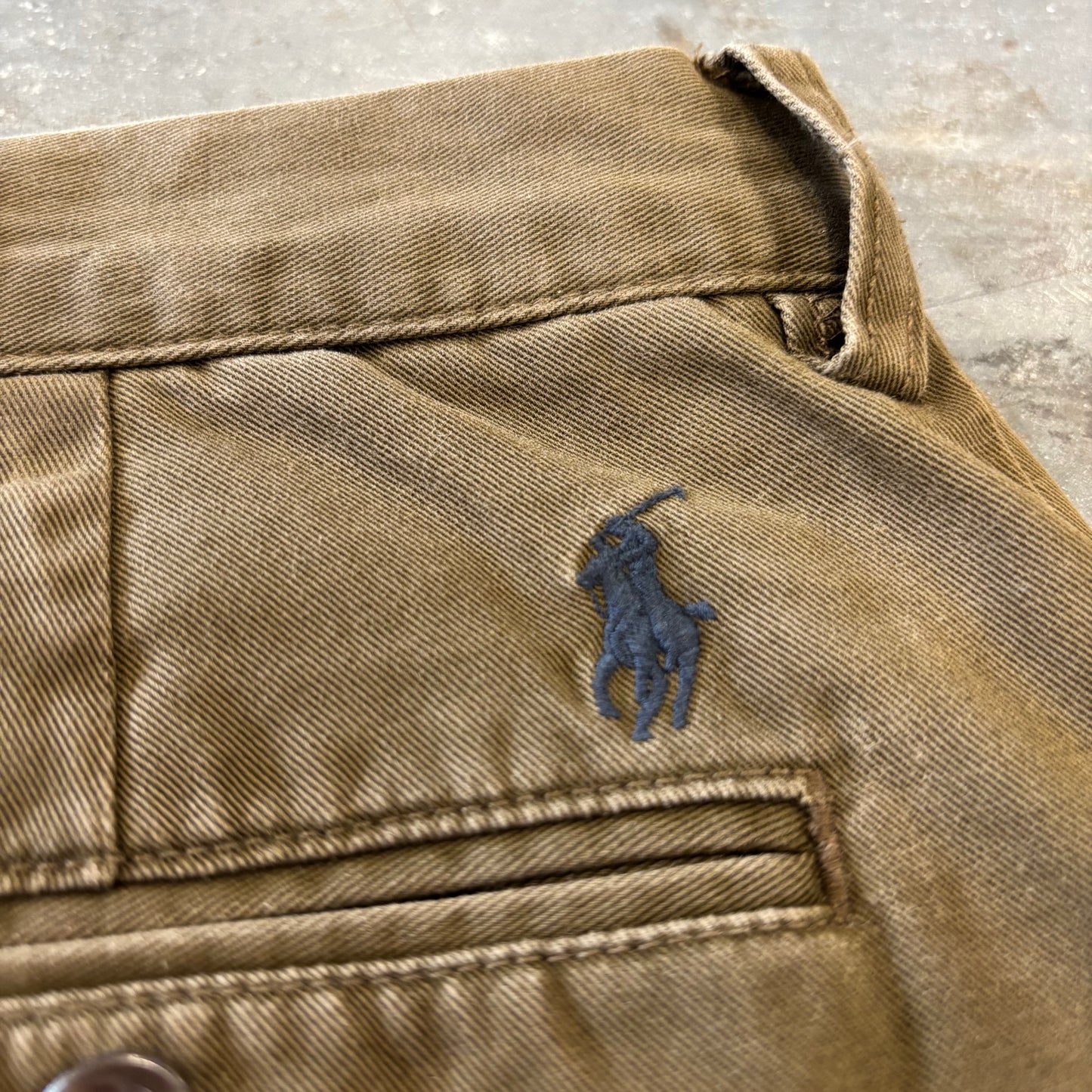 00's Ralph Lauren ラルフローレン ポロチノ PRESTON PANT カーキ (W34/L32) /A9067P-SO