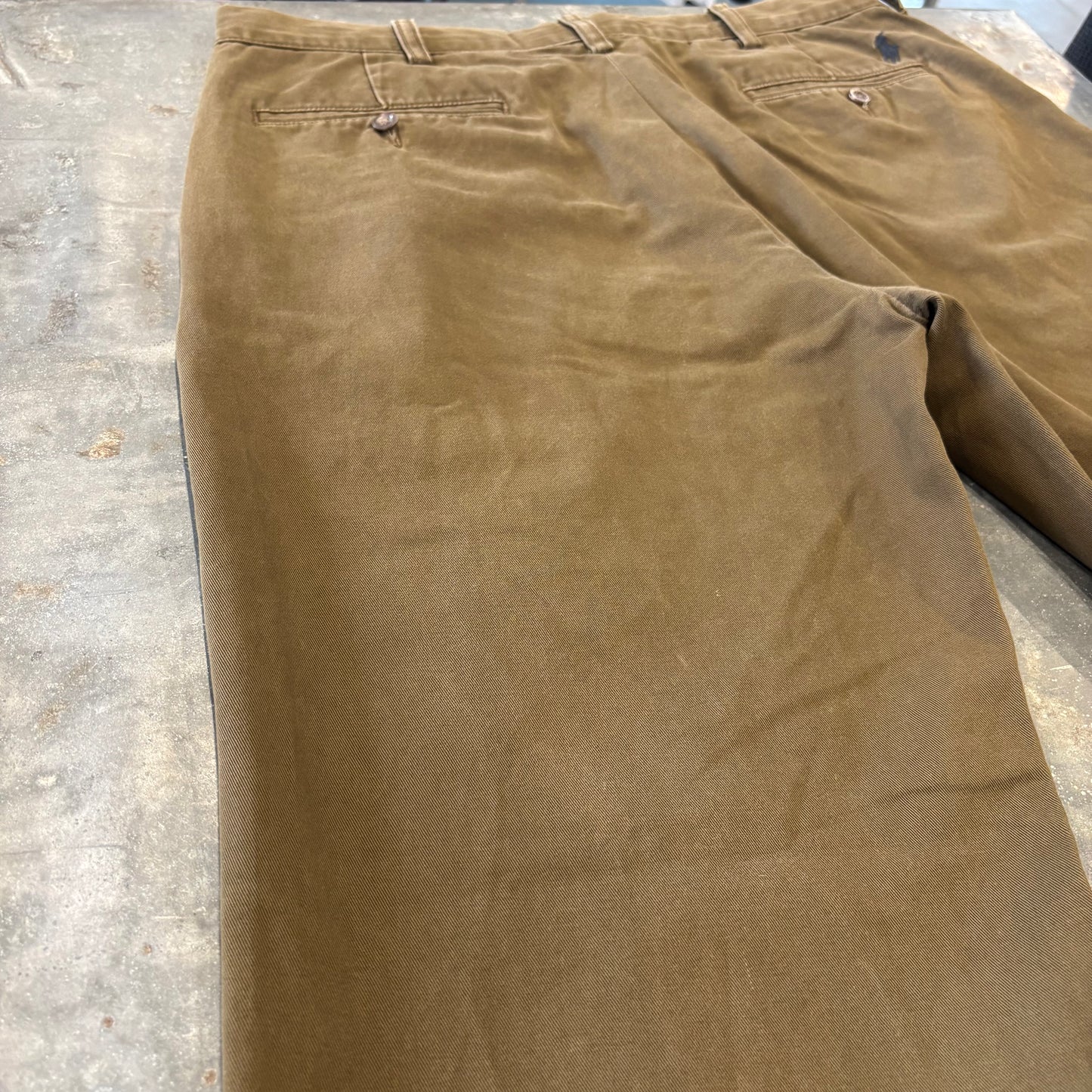 00's Ralph Lauren ラルフローレン ポロチノ PRESTON PANT カーキ (W34/L32) /A9067P-SO