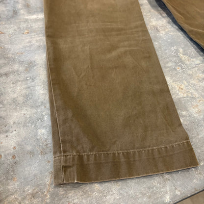 00's Ralph Lauren ラルフローレン ポロチノ PRESTON PANT カーキ (W34/L32) /A9067P-SO