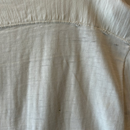 80's ~ Unknown Brand フットボールTシャツ PRESIDENT'S HOUSE 染み込みプリント コットン 白/C1021T-SO
