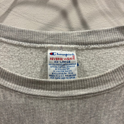 90's Champion リバースウィーブ "UND" UNIVERSITY OF NORTH DAKOTA ノースダコタ大学 スウェット グレー(XXL)/B4114