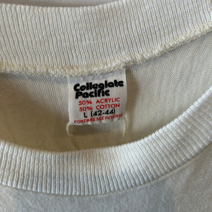 80's Collegiate Pacific USM Golden Eagles フットボールT コットン/アクリル 白(L)/C1020T-SO