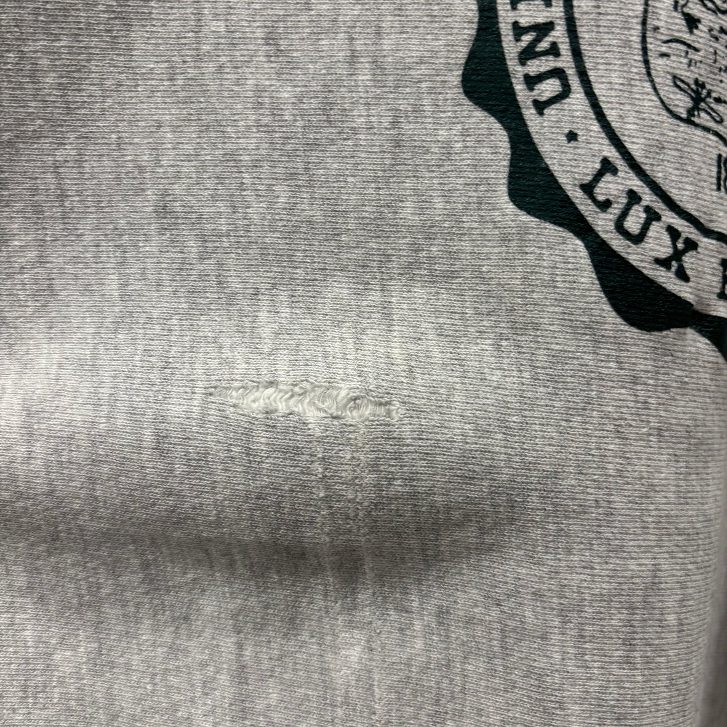 90's Champion リバースウィーブ "UND" UNIVERSITY OF NORTH DAKOTA ノースダコタ大学 スウェット グレー(XXL)/B4114