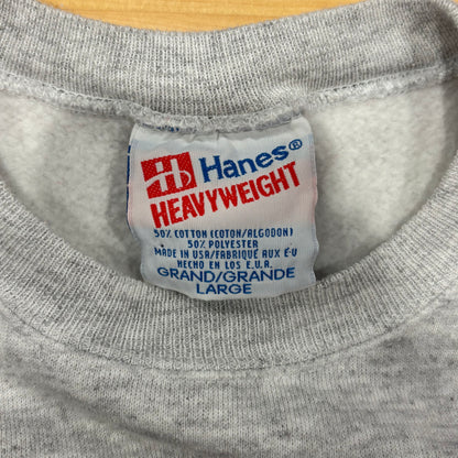 90's Hanes Heavy Weight ミッキーマウスと仲間たち アメフト ディズニー キャラクタースウェット 白 (L)/B1770S-SO
