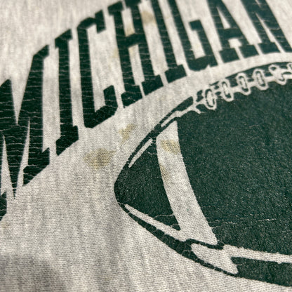 90's CAMBER MICHIGAN STATE カレッジスウェット リバースタイプ グレー(XL)/B2843S-SO