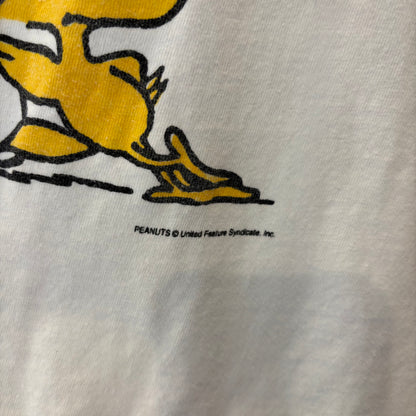 90~00's Peanuts "Joe Cool" Tee スヌーピー キャラクターTシャツ ホワイト(L)/C0792T-SO
