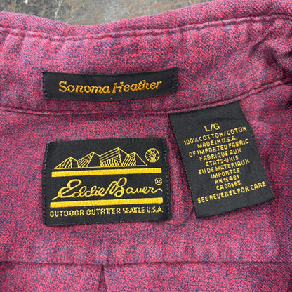 90's  Eddie Bauer  Sonoma Heather ネルシャツ ボルドー L /A8401SH-SO