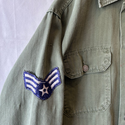 40's U.S.ARMY M-47 HBT Jacket １３スターボタン ミリタリー (about 40)/C1016SH-SO